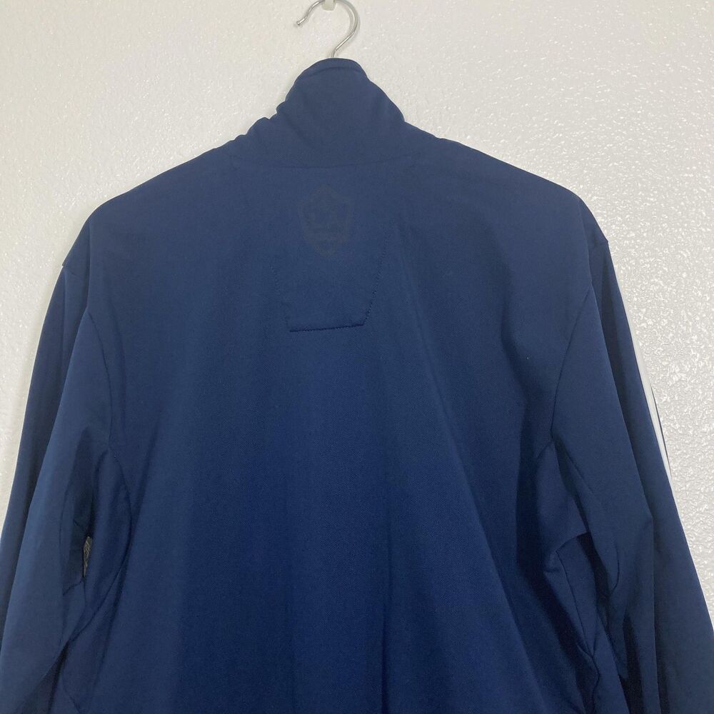 Adidas Jacket Mens Large Navy Blue LA Galaxy DB23 Beckham 25 Soccer Track 2009 - Picture 13 of 16
